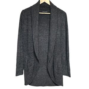 Barefoot Dreams CozyChic Lite Circle Cardigan Sweater‎ Womens XS/S Charcoal 452